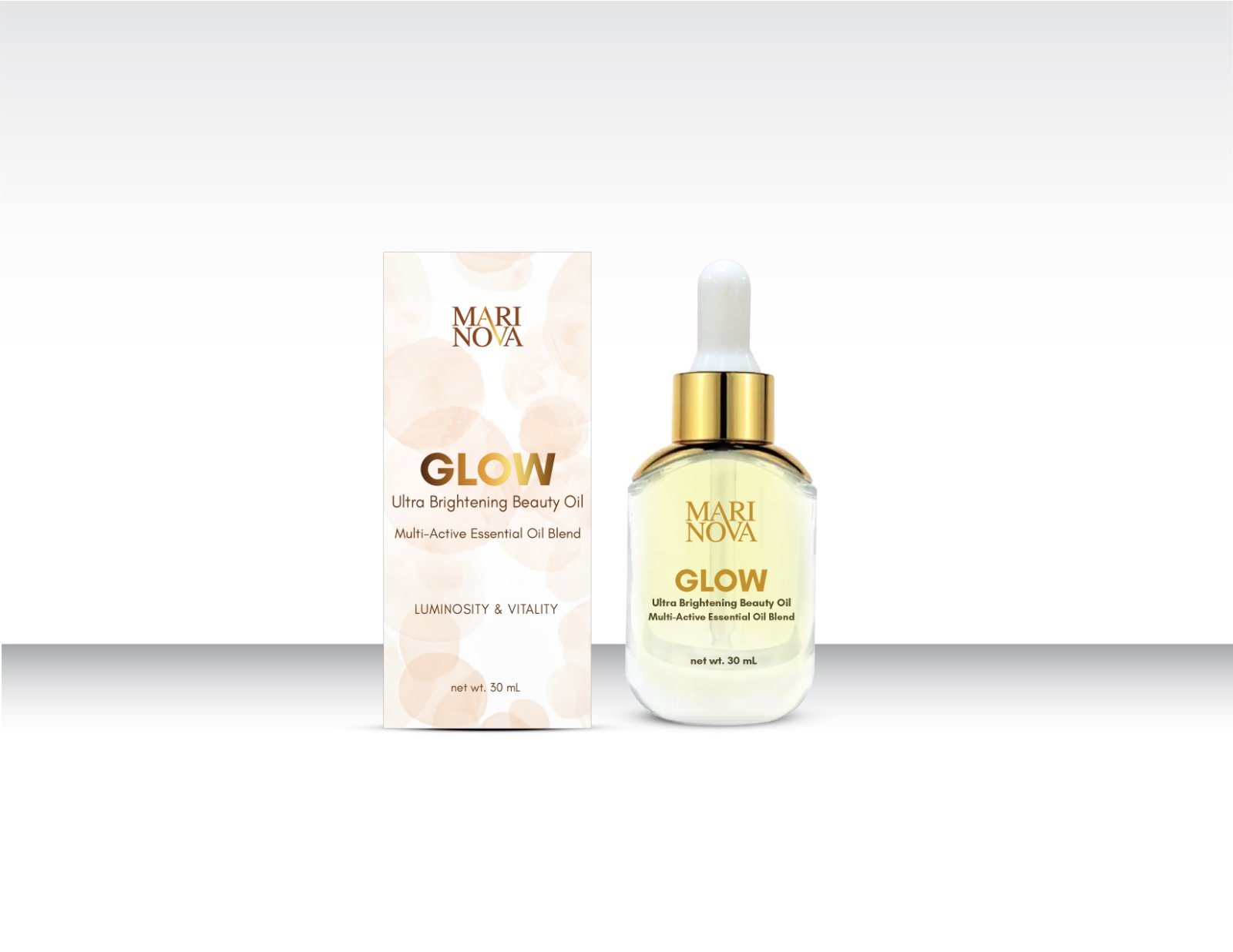 GLOW Ultra Brightening Beauty Oil Multi-Active Essential Oil Blend